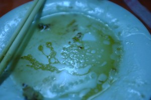 I hope this isn't what's circulating round my arteries.